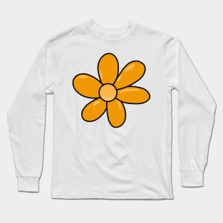 1960's Flower Long Sleeve T-Shirt